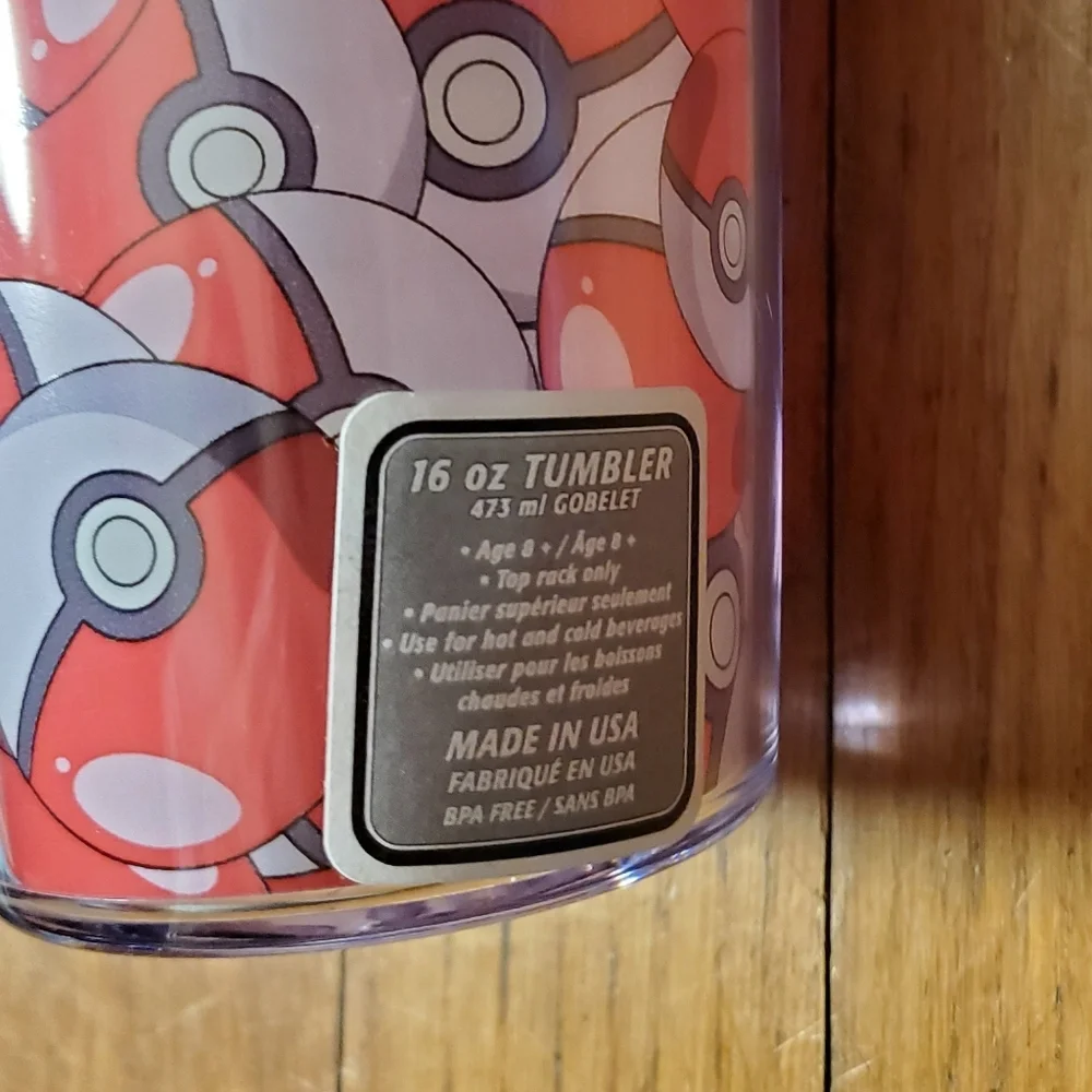 Pokemon Plastic Insulated Cup